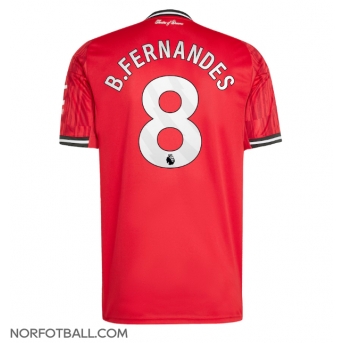 Billige Fotballdrakt Manchester United Bruno Fernandes #8 Replika Hjemmedrakt 2025-26 Kortermet